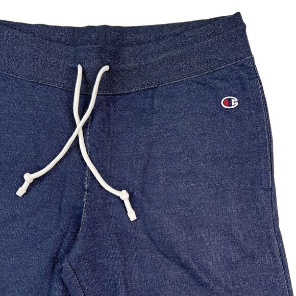 New Champion Men US XL Navy Blue Gym Pants Sport Comfy Joggers Side Pockets - Picture 6 of 9